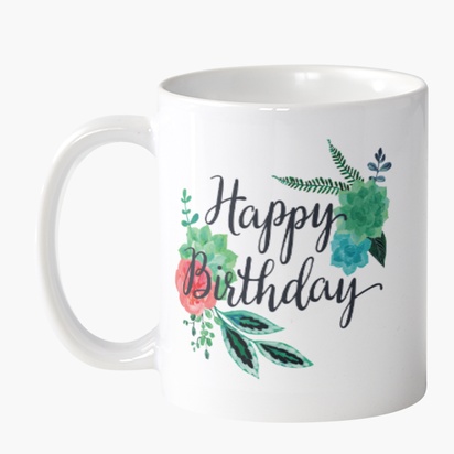 Design Preview for Birthday Custom Mugs Templates, 2-Sided