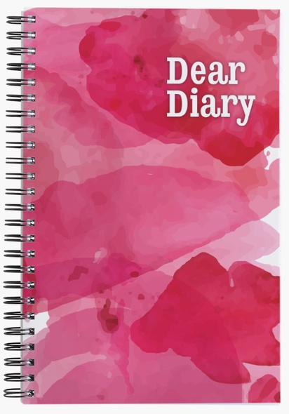 A creative my diary pink design for Elegant