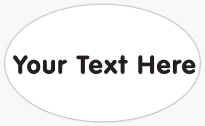 Design Preview for Design Gallery: Bumper Stickers, Oval