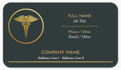 Design Preview for Design Gallery: Health & Wellness Rounded Corner Visiting Cards