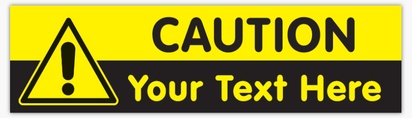 A generic caution sign yellow black design