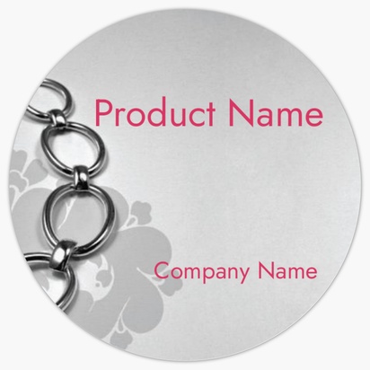 Design Preview for Design Gallery: Bags & Accessories Product Labels on Sheets, Circle 3.8 x 3.8 cm