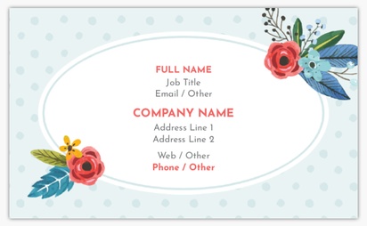 Design Preview for Templates for Beauty & Spa Standard Name Cards , Standard (91 x 55 mm)