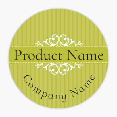 Design Preview for Design Gallery: Retail & Sales Product & Packaging Labels, Circle 1.5"  3.8 x 3.8 cm 