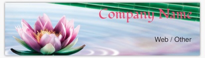 Design Preview for Templates for Beauty Consulting & Pampering Bumper Stickers , Rectangle - 7.6 x 27.9 cm