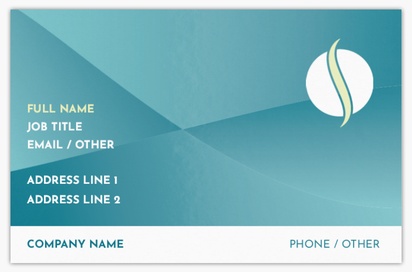 Design Preview for Design Gallery: Medical Professionals Ultra-Thick Business Cards, Standard (85 x 55 mm)