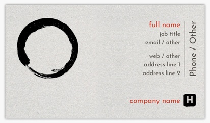 A massage therapy enso symbol gray black design for Modern & Simple