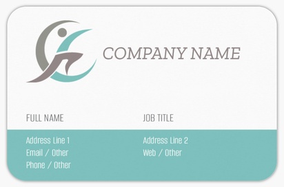 Design Preview for Design Gallery: Personal Training Rounded Corner Business Cards, Rounded Standard (85 x 55 mm)