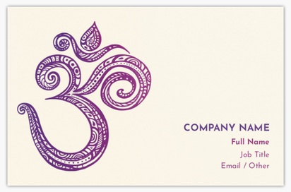 Design Preview for Design Gallery: Massage & Reflexology Metallic Business Cards