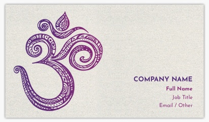 A buddhism foil white purple design