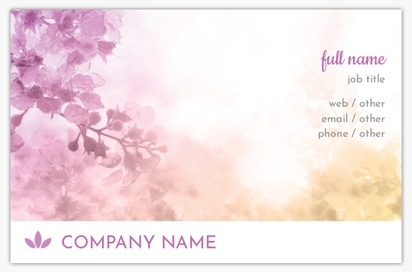 Design Preview for Design Gallery: Massage & Reflexology Textured Uncoated Business Cards