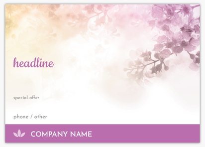 Design Preview for Templates for Beauty & Spa Flyers and Pamphlets ,  No fold A6