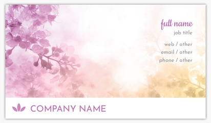 Design Preview for Beauty & Spa Ultra Thick Business Cards Templates