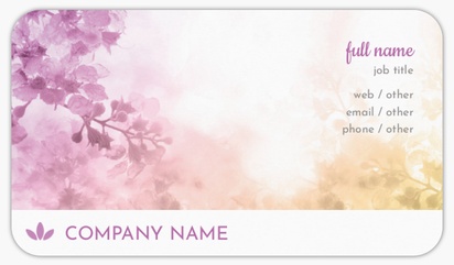 Design Preview for Design Gallery: Beauty & Spa Rounded Corner Visiting Cards