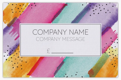 Design Preview for Design Gallery: Fashion & Modelling Linen Business Cards