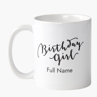 A birthday birthday girl black design for Theme