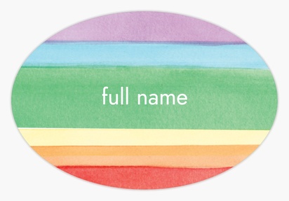 Design Preview for Design Gallery: Child Care Custom Stickers, Oval   7.6 x 5.1 cm