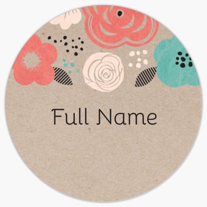 Design Preview for Templates for Folk Sheet Stickers 