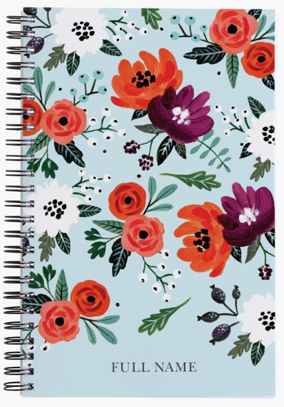 A estacionaria persönliches briefpapier gray red design for Floral