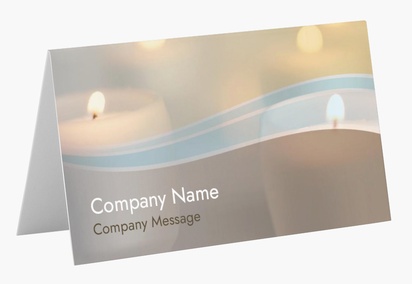 Design Preview for Design Gallery: Massage & Reflexology Folded Business Cards