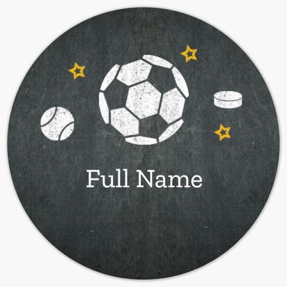 Design Preview for Templates for Sports Sheet Stickers 