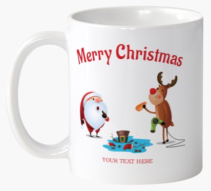 Design Preview for Design Gallery: Animals Personalised Mugs, 325 ml  2 Sided