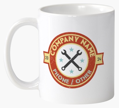 Design Preview for Design Gallery: Retro & Vintage Personalised Mugs, 325 ml  2 Sided