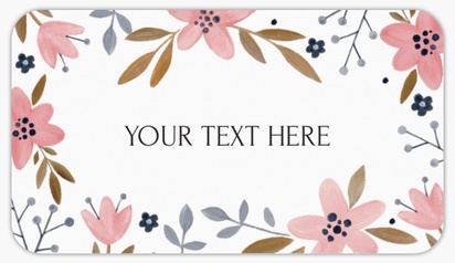 Design Preview for Custom Stickers Designs, Rounded Rectangle   8.7 x 4.9 cm