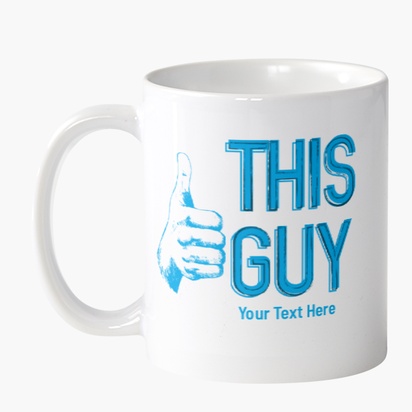 Design Preview for Humorous Custom Mugs Templates, 2-Sided