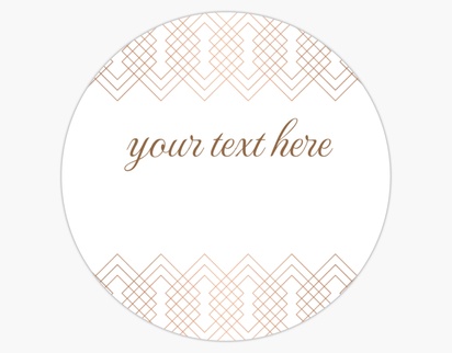 Design Preview for Design Gallery: Patterns & Textures Custom Stickers, Round   7.6 x 7.6 cm