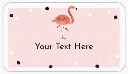 Design Preview for Design Gallery: Animals Custom Stickers, Rounded Rectangle   8.7 x 4.9 cm