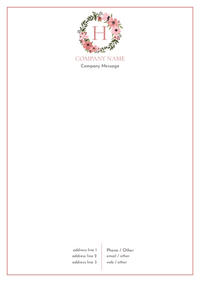 Design Preview for Design Gallery: beauty & spa Letterhead