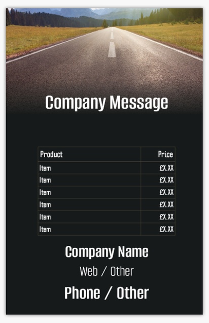 Design Preview for Design Gallery: Automotive & Transportation Personalised Notebooks