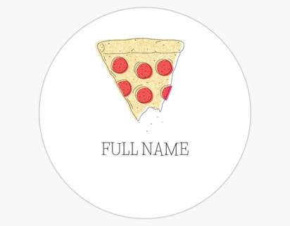 Design Preview for Design Gallery: Food & Beverage Custom Stickers, Round   7.6 x 7.6 cm
