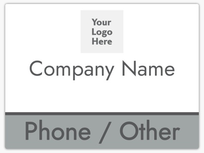 Design Preview for Business Services Car Magnets Templates, 18" x 24"