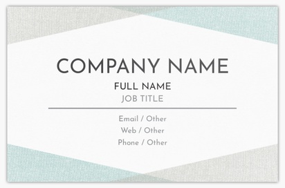 Design Preview for Design Gallery: Finance & Insurance Ultra Thick Business Cards, Standard (85 x 55 mm)