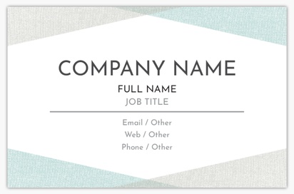Design Preview for Design Gallery: Marketing & Public Relations Textured Uncoated Business Cards