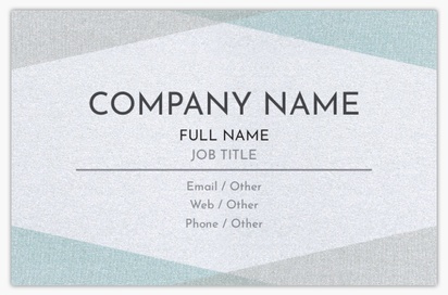Design Preview for Design Gallery: Finance & Insurance Pearl Business Cards