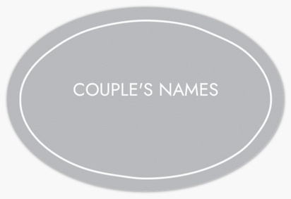 A letras タイポグラフィー gray design for Wedding