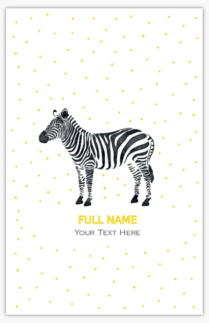 Design Preview for Design Gallery: Animals Personalised Notebooks