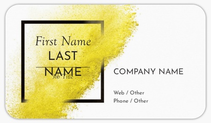 Design Preview for Cosmetics & Perfume Rounded Corner Business Cards Templates, Standard (3.5" x 2")