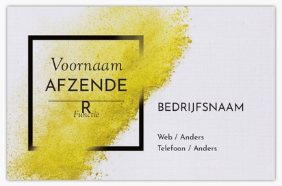 Voorvertoning ontwerp voor Ontwerpgalerij: Cosmetica en parfum Linnen visitekaartjes