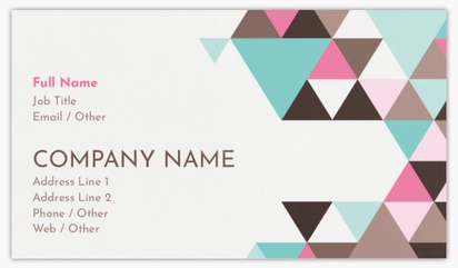 Design Preview for Design Gallery: Bold & Colourful Standard Visiting Cards