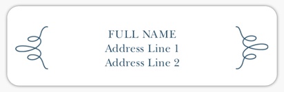 Design Preview for Templates for Elegant Return Address Labels 
