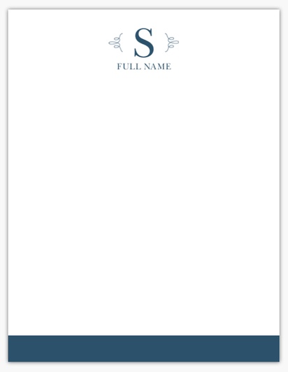 Design Preview for Design Gallery: Elegant Notepads, 4" x 5.5"