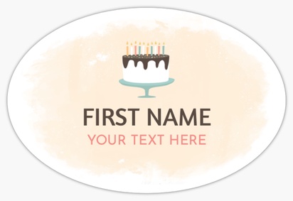 Design Preview for Design Gallery: Birthday Sheet Stickers