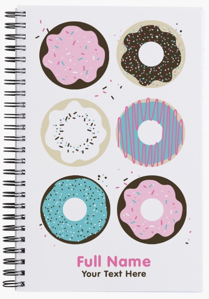 Design Preview for Design Gallery: Food & Beverage Notebooks