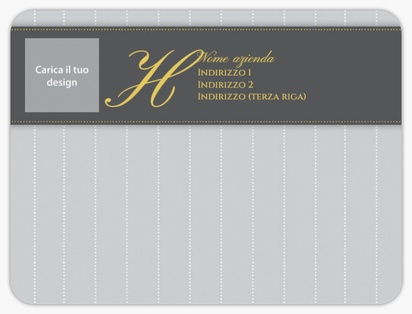 Anteprima design per Galleria di design: etichette postali per elegante, 10 x 7,5 cm