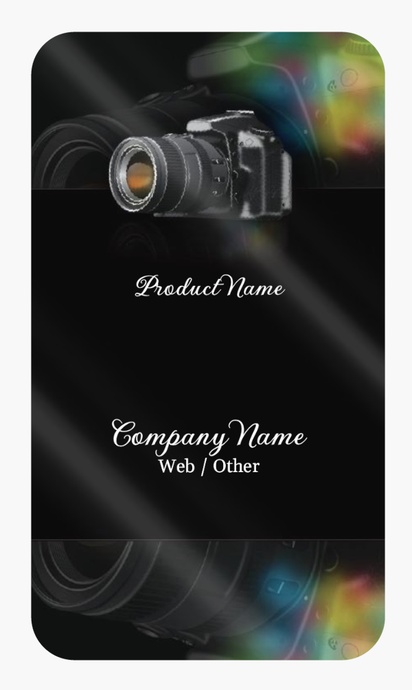 Design Preview for Design Gallery: Photography Product Labels on Sheets, Rounded Rectangle 8.7 x 4.9 cm