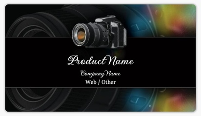 Design Preview for Design Gallery: Photography Product Labels, 8.7 x 4.9 cm Rounded Rectangle